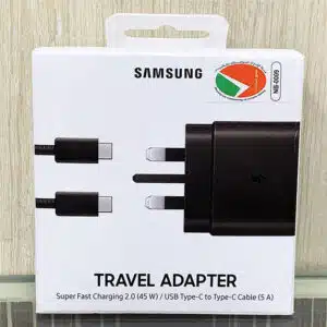 شارژر دیواری سامسونگ مدل EP-TA845-vietnam به همراه کابل تبدیل USB-C