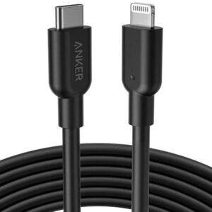 کابل شارژ تایپ سی به لایتنینگ 90 سانتی‌متری 18 وات انکر Anker A8832H11 USB C to Lightning Cable...