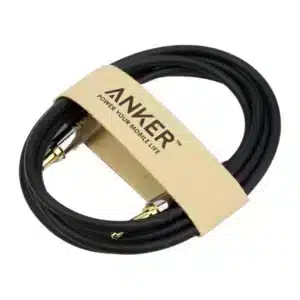 کابل AUX انکر مدل A7123H12 Anker 3.5mm Male to Male Audio Cable با طول 120 سانتی متر